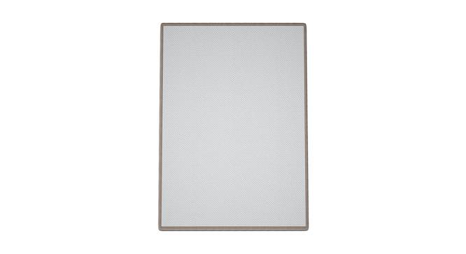 Elisha Grey fabric 16 x 24 Inches  Anti-skid Doormat Set of 1 (Grey, 41 x 61 cm  (16" x 24") Size) by Urban Ladder - Front View Design 1 - 487972
