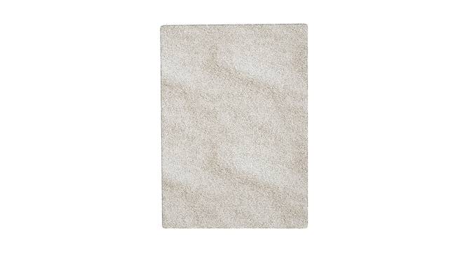 Elisha Ivory fabric 16 x 24 Inches  Anti-skid Doormat Set of 1 (Ivory, 41 x 61 cm  (16" x 24") Size) by Urban Ladder - Cross View Design 1 - 488016