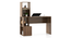 Carl Free Standing Engineered Wood Study Table (Warm Walnut Finish) by Urban Ladder - Cross View Design 1 - 488069