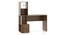 Carl Free Standing Engineered Wood Study Table (Warm Walnut Finish) by Urban Ladder - Design 1 Dimension - 488073