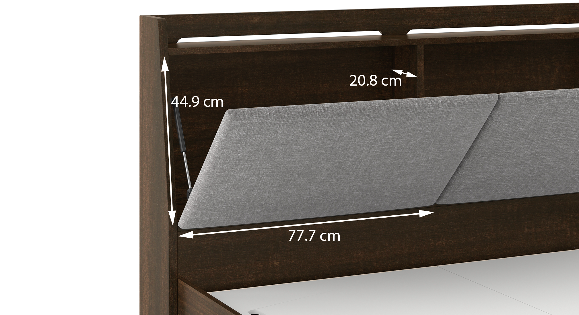 Tyra bed california walnut queen 7