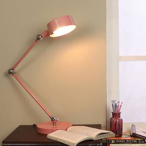 Study Lamps Design Elven Matte Pink Iron Shade Study Lamp (Pink)