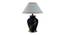 Alfreeda White Cotton Shade Table Lamp (Black & Gold) by Urban Ladder - Cross View Design 1 - 488328