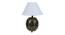 Mystica White Cotton Shade Table Lamp (Brass Antique) by Urban Ladder - Cross View Design 1 - 488330
