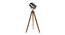 Win Nickle Aluminum Shade Floor Lamp (Natural Teak Wood & Nickle) by Urban Ladder - Cross View Design 1 - 488340