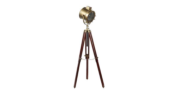 Aubrianne Gold Aluminum Shade Floor Lamp (Antique Brass) by Urban Ladder - Cross View Design 1 - 488342