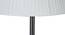 Vinnie Off White Cotton & Silk Mix Shade Floor Lamp (Black & Nickle) by Urban Ladder - Design 1 Side View - 488356