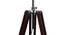 Shaylah Off White Cotton & Silk Mix Shade Floor Lamp (Walnut Polish & Brass Antique) by Urban Ladder - Design 1 Side View - 488357