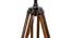 Elvina Off White Cotton & Silk Mix Shade Floor Lamp (Natural Teak Wood & Nickle) by Urban Ladder - Rear View Design 1 - 488364