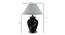 Alfreeda White Cotton Shade Table Lamp (Black & Gold) by Urban Ladder - Design 1 Dimension - 488366