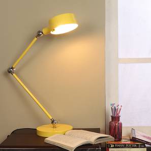 Elven Matte Yellow Iron Shade Table Lamp