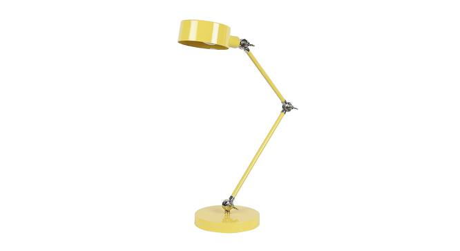 Elven - Yellow Brass Yellow Iron Tripe Adjustabel Study Lamp (Yellow) by Urban Ladder - Front View Design 1 - 488410