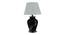 Fay Off White Cotton & Silk Mix Shade Table Lamp (Black & Gold) by Urban Ladder - Cross View Design 1 - 488422
