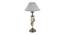 Alf White Cotton Shade Table Lamp (Ivory & Gold) by Urban Ladder - Cross View Design 1 - 488424