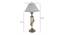 Alf White Cotton Shade Table Lamp (Ivory & Gold) by Urban Ladder - Design 1 Dimension - 488470