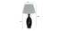 Alfreda Off White Cotton & Silk Mix Shade Table Lamp (Black & Gold) by Urban Ladder - Design 1 Dimension - 488483