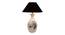Elvyn White Cotton Shade Table Lamp (Brass) by Urban Ladder - Front View Design 1 - 488515