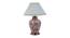 Elvine White Cotton Shade Table Lamp (Pink & Gold) by Urban Ladder - Cross View Design 1 - 488520
