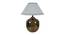 Fayetta White Cotton Shade Table Lamp (Antique Brass) by Urban Ladder - Cross View Design 1 - 488530
