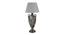 Albaro White Cotton Shade Table Lamp (Brass) by Urban Ladder - Cross View Design 1 - 488541