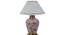 Elvine White Cotton Shade Table Lamp (Pink & Gold) by Urban Ladder - Design 1 Side View - 488544