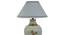 Elfrida White Cotton Shade Table Lamp (Brass & Ivory) by Urban Ladder - Design 1 Side View - 488548