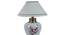 Avry White Cotton Shade Table Lamp (White & Red) by Urban Ladder - Design 1 Side View - 488556