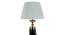 Freddi Off White Cotton & Silk Mix Shade Table Lamp (Black & Gold) by Urban Ladder - Design 1 Side View - 488557