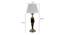 Freddi Off White Cotton & Silk Mix Shade Table Lamp (Black & Gold) by Urban Ladder - Design 1 Dimension - 488589