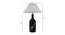 Fredo White Cotton Shade Table Lamp (Black & Gold) by Urban Ladder - Design 1 Dimension - 488590