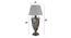 Albaro White Cotton Shade Table Lamp (Brass) by Urban Ladder - Design 1 Dimension - 488594
