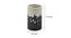 Britta Black Oval Polyresin Toothbrush Holder (Black) by Urban Ladder - Design 1 Dimension - 488642