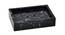 Tiberius Black Rectangular Polyresin Soap case (Black) by Urban Ladder - Front View Design 1 - 488725