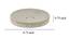 Cleopatra beige & White Rectangular Polyresin Soap case (Beige & White) by Urban Ladder - Design 1 Dimension - 488760