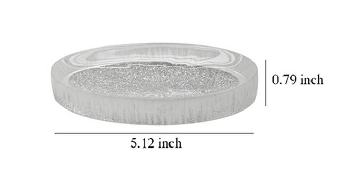 West White Rectangular Polyresin Soap case (White) by Urban Ladder - Design 1 Dimension - 488803
