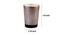 Marie Brown  Oval Polyresin Tumbler (Brown) by Urban Ladder - Design 1 Dimension - 488833