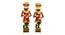 Veronica Red solid wood Figurine- Set of 2 (Multicolor) by Urban Ladder - Cross View Design 1 - 488922