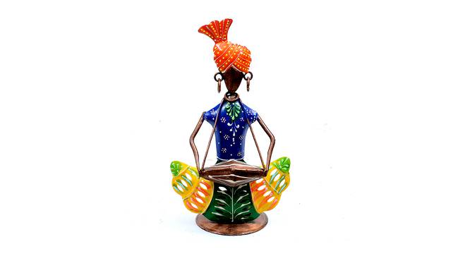 Kira Blue solid wood Figurine (Multicolor) by Urban Ladder - Cross View Design 1 - 488923