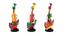 Kenzie Brown solid wood Figurine- Set of 3 (Multicolor) by Urban Ladder - Front View Design 1 - 488928