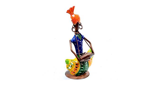 Kira Blue solid wood Figurine (Multicolor) by Urban Ladder - Front View Design 1 - 488933