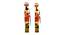 Veronica Red solid wood Figurine- Set of 2 (Multicolor) by Urban Ladder - Design 1 Side View - 488942
