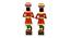 Veronica Red solid wood Figurine- Set of 2 (Multicolor) by Urban Ladder - Design 2 Side View - 488952