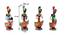 Kenzie Maroon solid wood Figurine- Set of 4 (Multicolor) by Urban Ladder - Design 1 Dimension - 488970