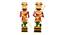 Jack Red solid wood Figurine- Set of 2 (Multicolor) by Urban Ladder - Cross View Design 1 - 488993