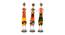 Felicity Yellow solid wood Figurine- Set of 3 (Multicolor) by Urban Ladder - Cross View Design 1 - 488994