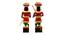 Jack Red solid wood Figurine- Set of 2 (Multicolor) by Urban Ladder - Design 2 Side View - 489019