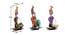 Kenzie Red solid wood Figurine- Set of 3 (Multicolor) by Urban Ladder - Design 1 Dimension - 489036