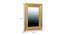Corine Golden Solid Wood Round Wall Mirror (Multicolor) by Urban Ladder - Design 1 Dimension - 489183