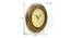 Bronson Golden Wood Round Aanalog Wall Clock (Multicolor) by Urban Ladder - Design 1 Dimension - 489262