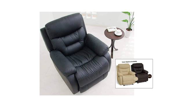 Isla Recliner (Black, One Seater) by Urban Ladder - Full View Design 1 - 491301